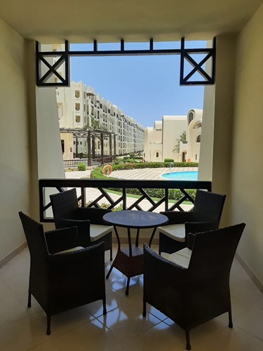 Apartmán se 2 ložnicemi a výhledem na moře-Sahl Hasheesh- Hurghada-Egypt